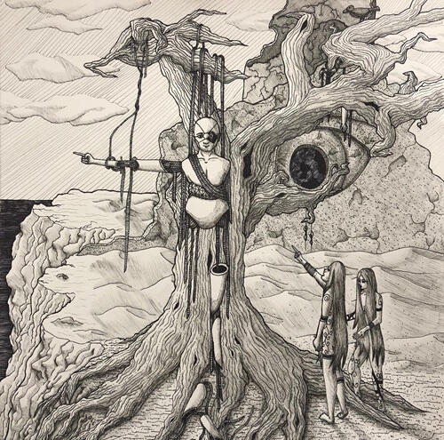 Journey Series 1/3, Desolation (Ink on Bristol)